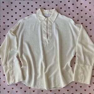 Rebecca Taylor Cream Blouse